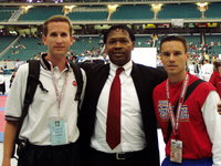 Master Cooley,Master W. & Olympian Master Juan Mareno in Atlanta 2006 Jr Olympics
